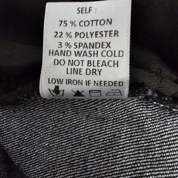 Blue Blush Women's Flare Black Jeans Sz M - Picture 5 of 7